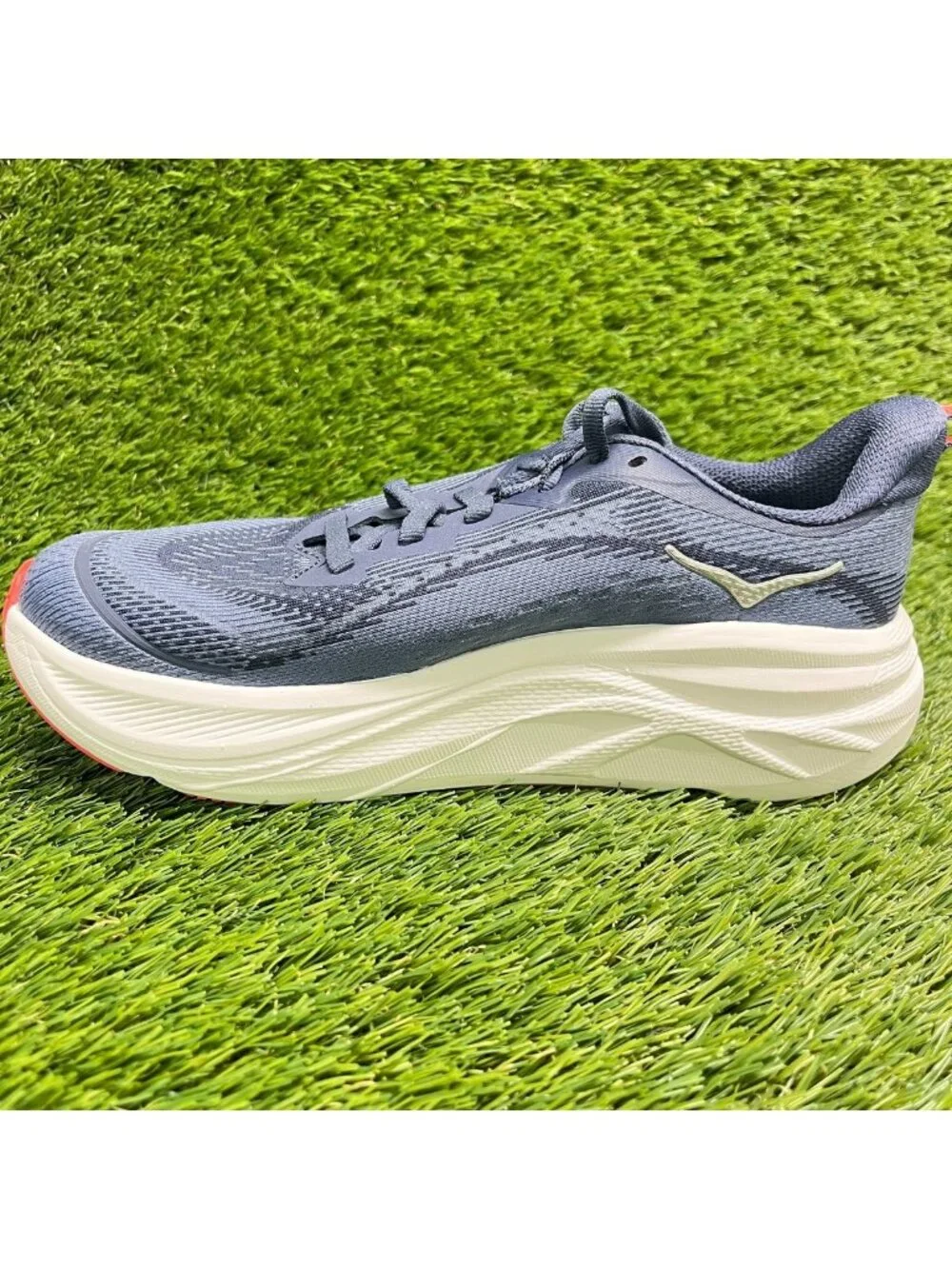 Hoka One One Skyflow Womens Size 6 Blue White Athletic Running Shoes Sneakers